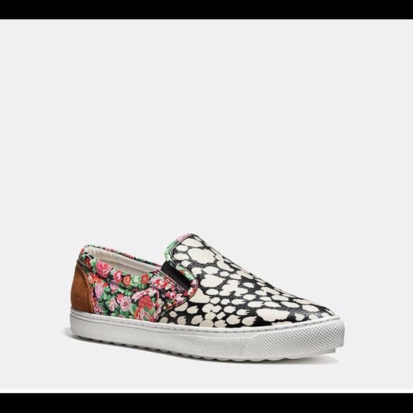 Classic White Floral Sneakers $295 - Picture 2 of 5